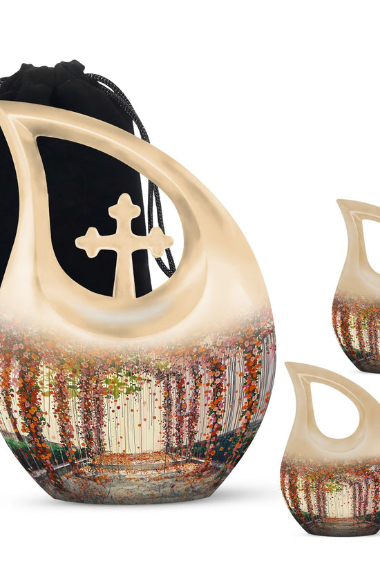 Flowers Urns For Ashes - Small Urns For Human Ashes Women Keepsake