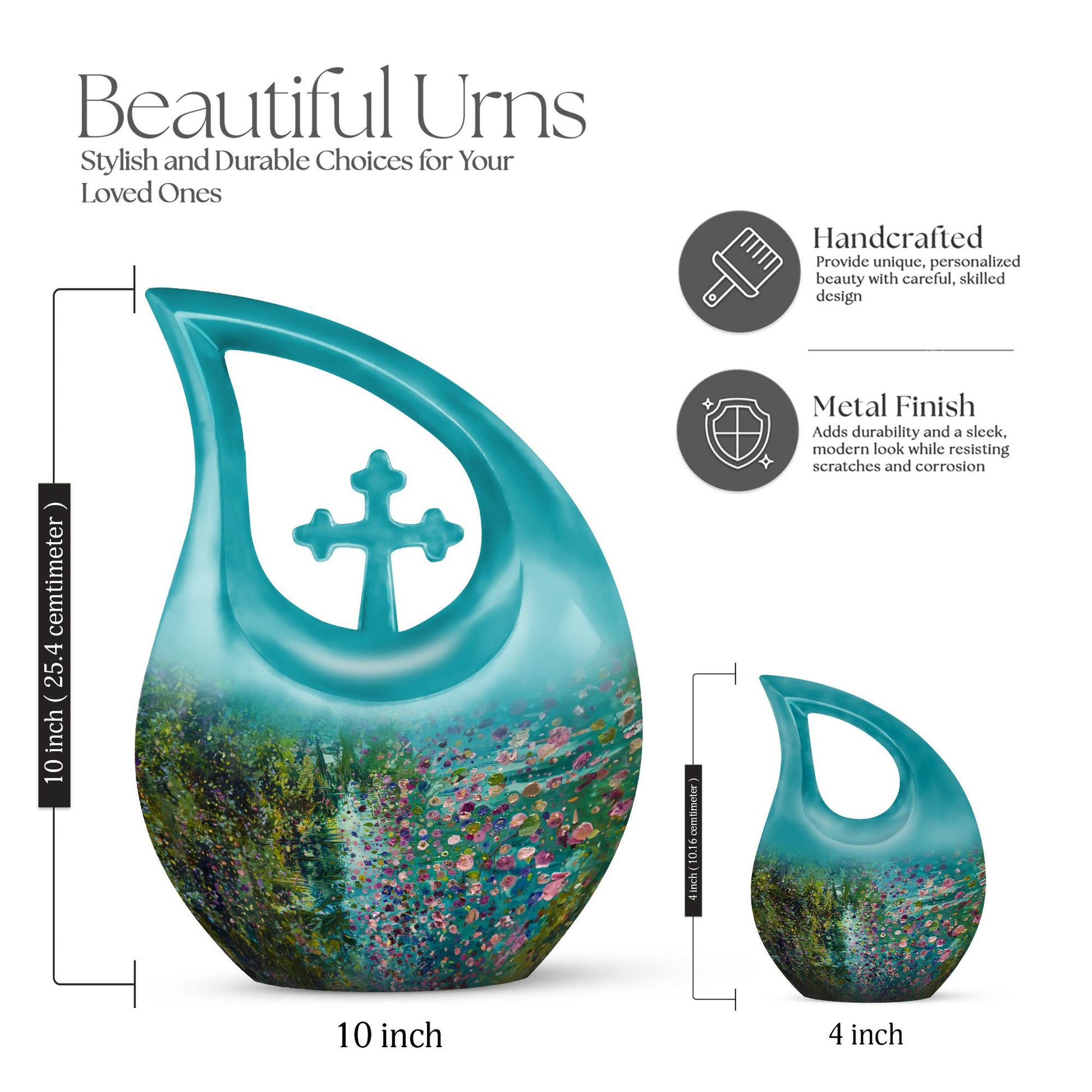 Flowers Urns For Ashes - Urns For Adults Men