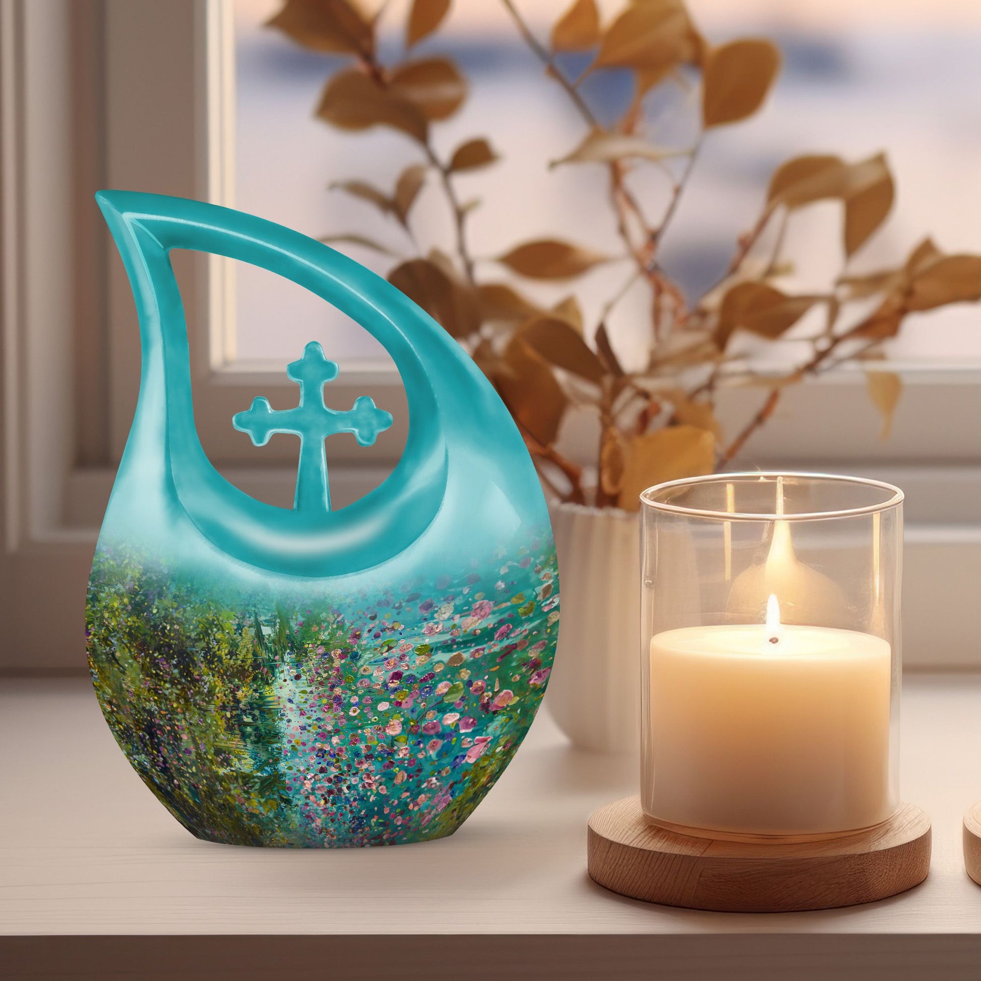 Flowers Urns For Ashes - Urns For Adults Men