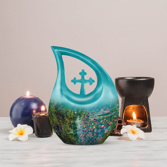 Flowers Urns For Ashes - Urns For Adults Men