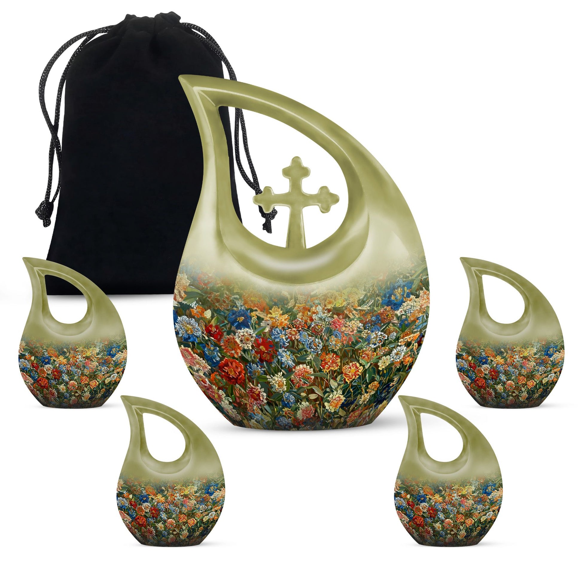 Flowers Urns For Ashes - Burial Urns Urn For Ashes For Women