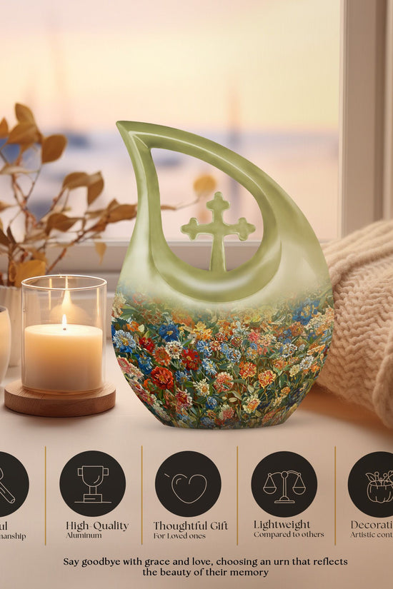 Flowers Urns For Ashes - Burial Urns Urn For Ashes For Women