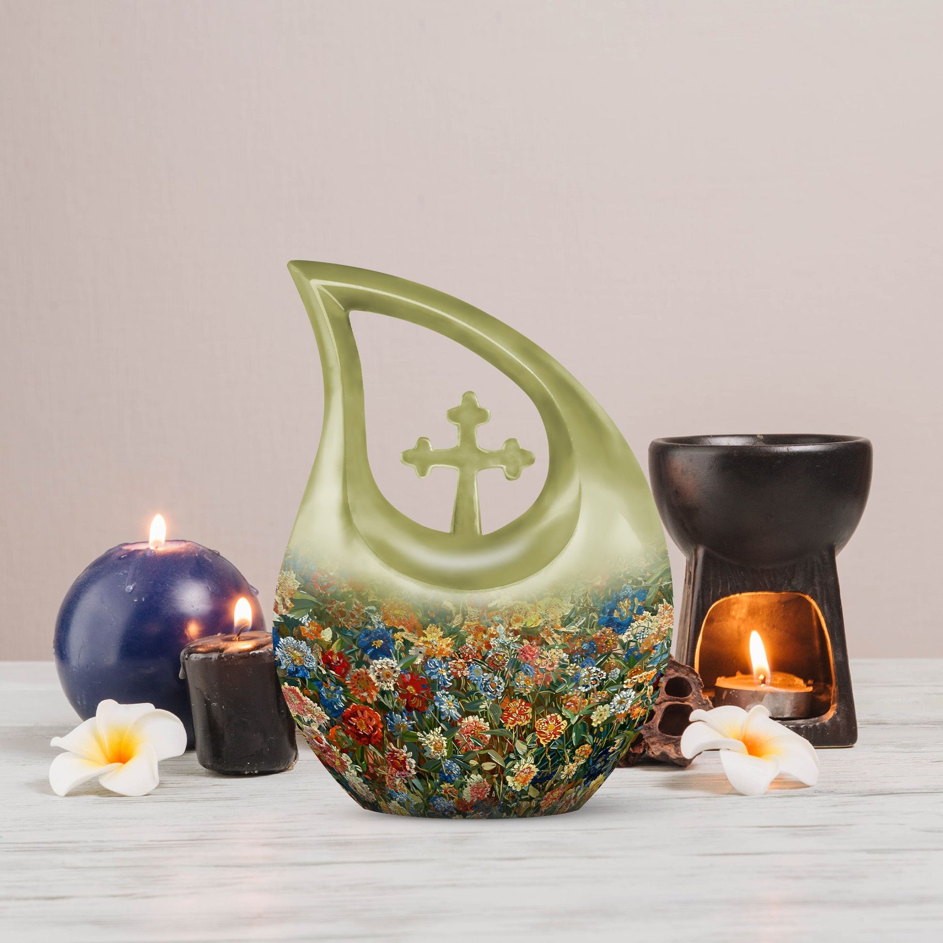 Flowers Urns For Ashes - Burial Urns Urn For Ashes For Women