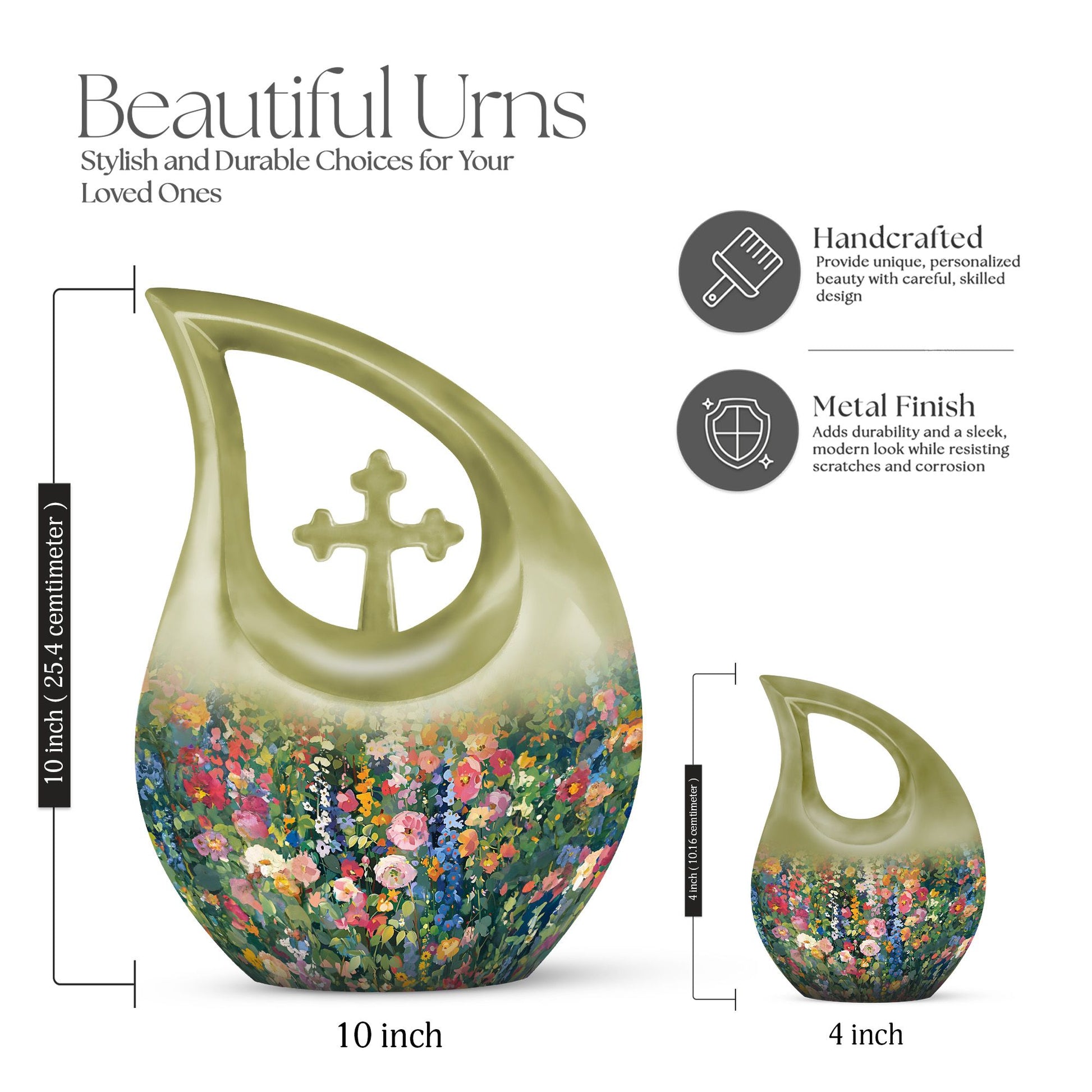 Flowers Urns For Ashes - Urn For Human Ashes Adult Men