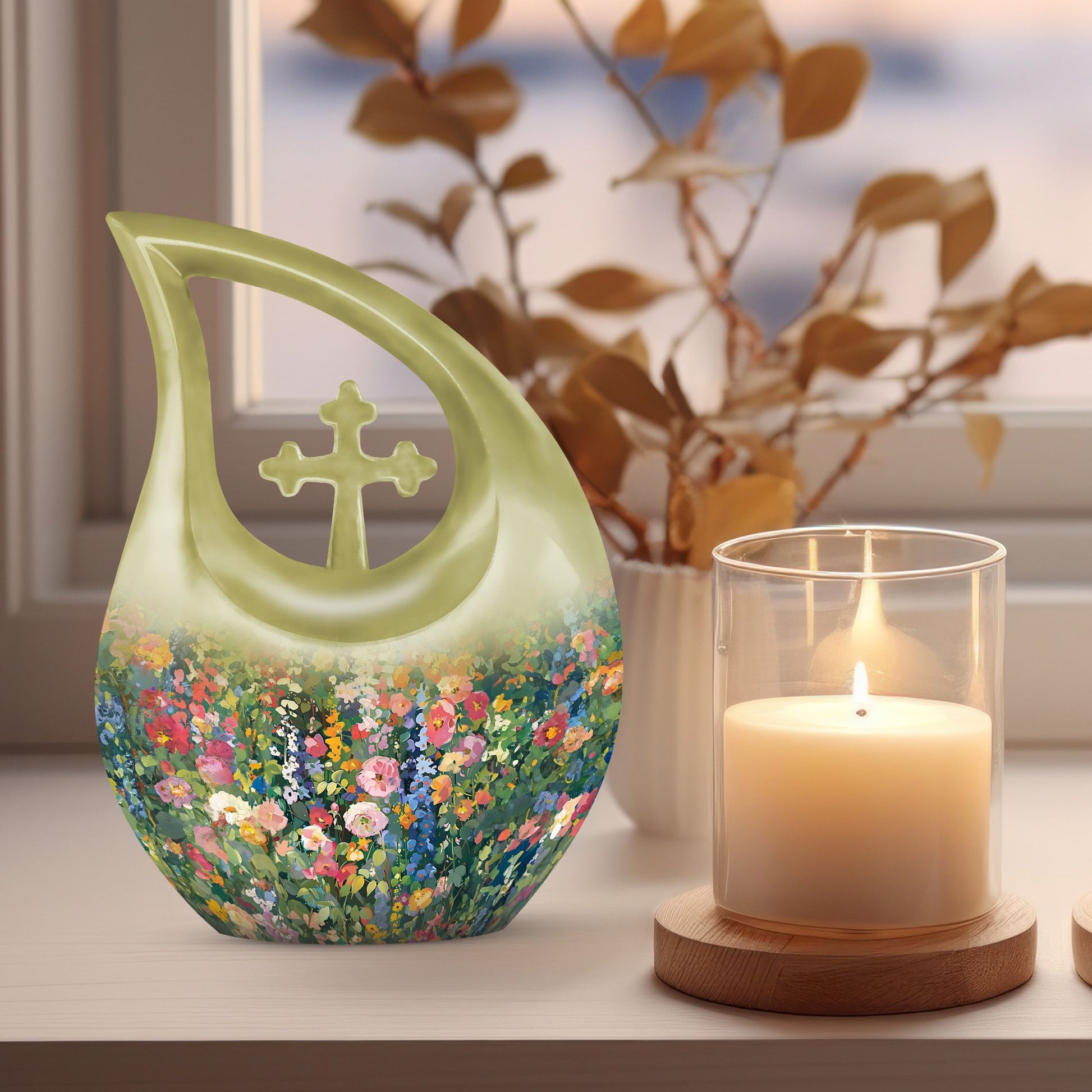 Flowers Urns For Ashes - Urn For Human Ashes Adult Men