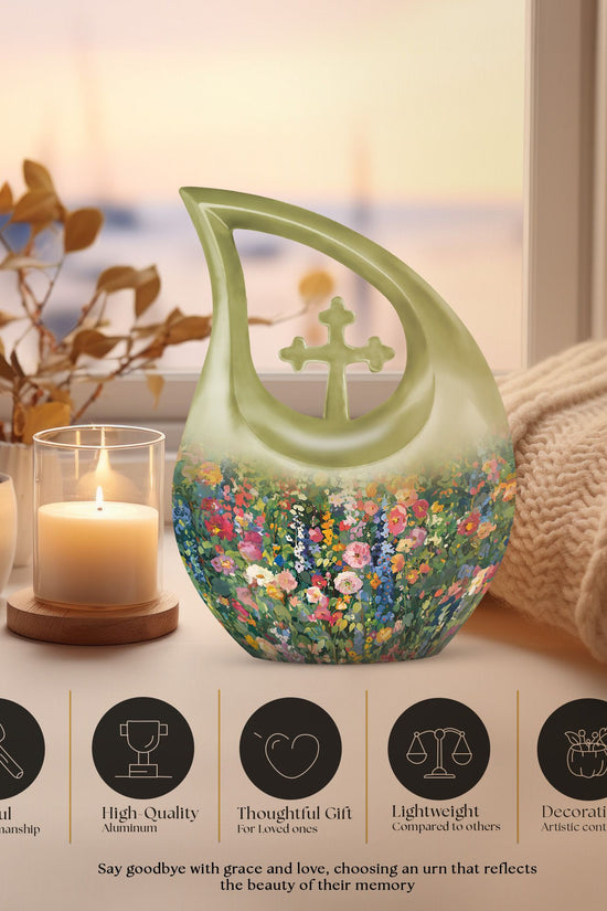 Flowers Urns For Ashes - Urn For Human Ashes Adult Men