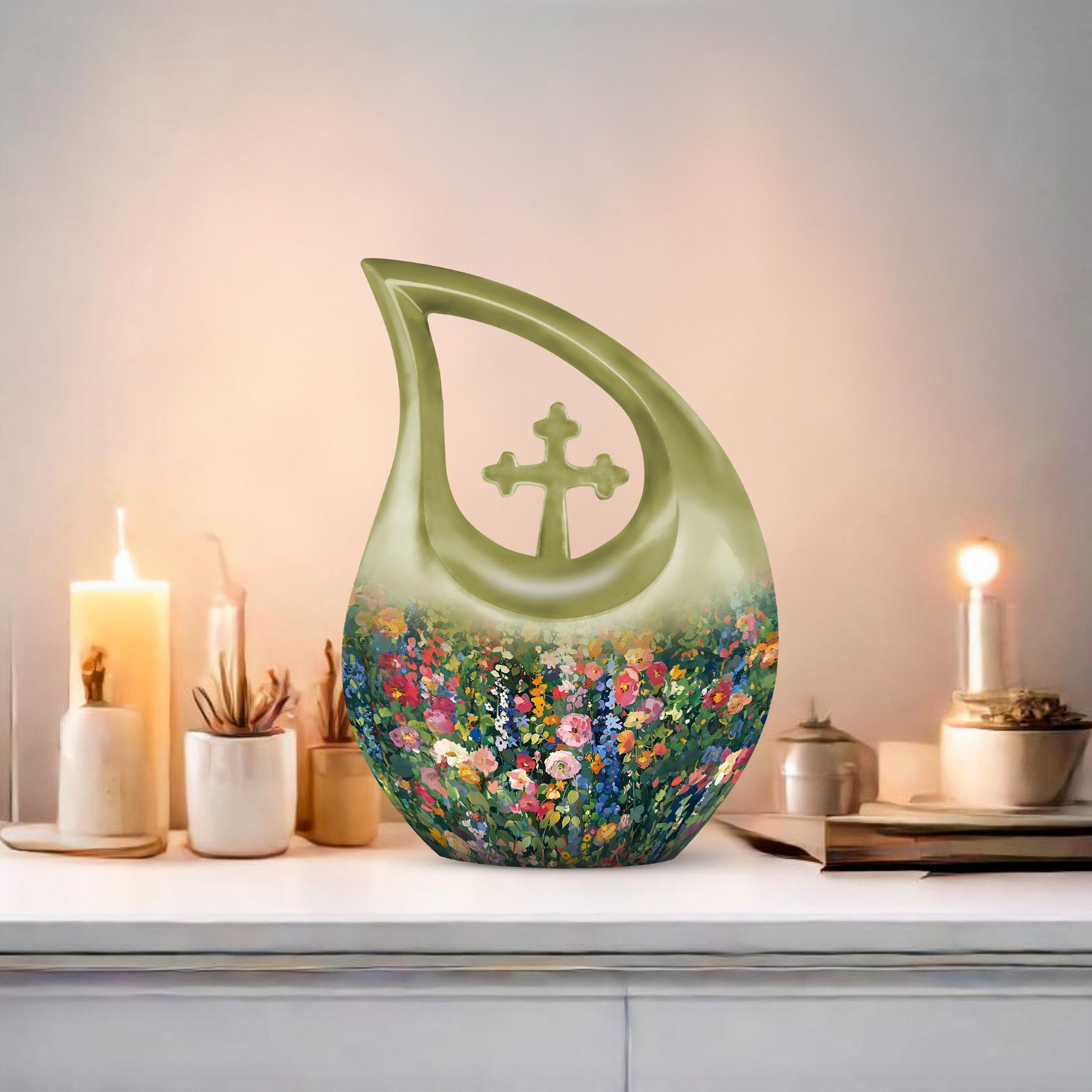 Flowers Urns For Ashes - Urn For Human Ashes Adult Men