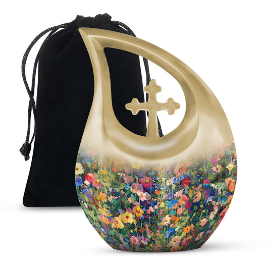 Flowers Urns For Ashes - Mens Urns For Human Ashes