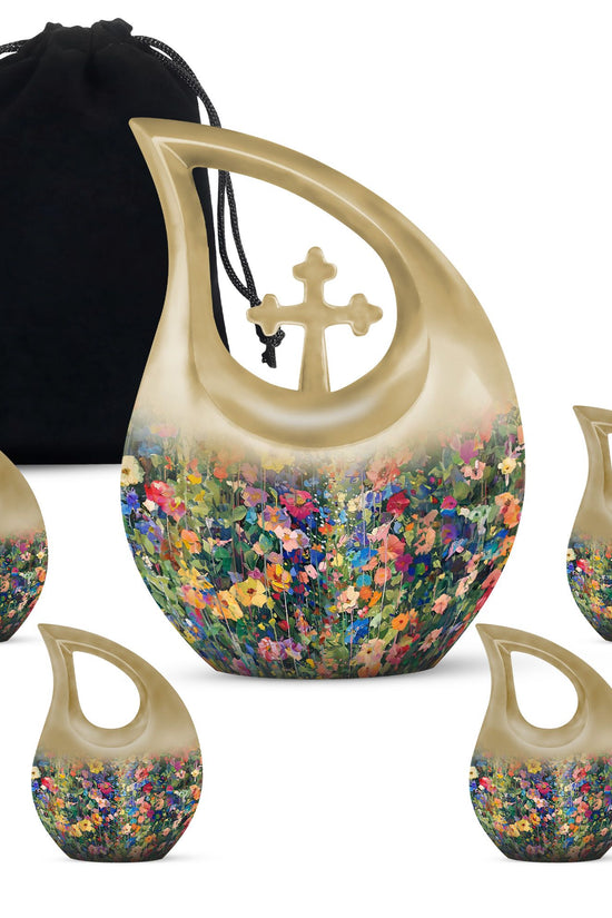 Flowers Urns For Ashes - Mens Urns For Human Ashes
