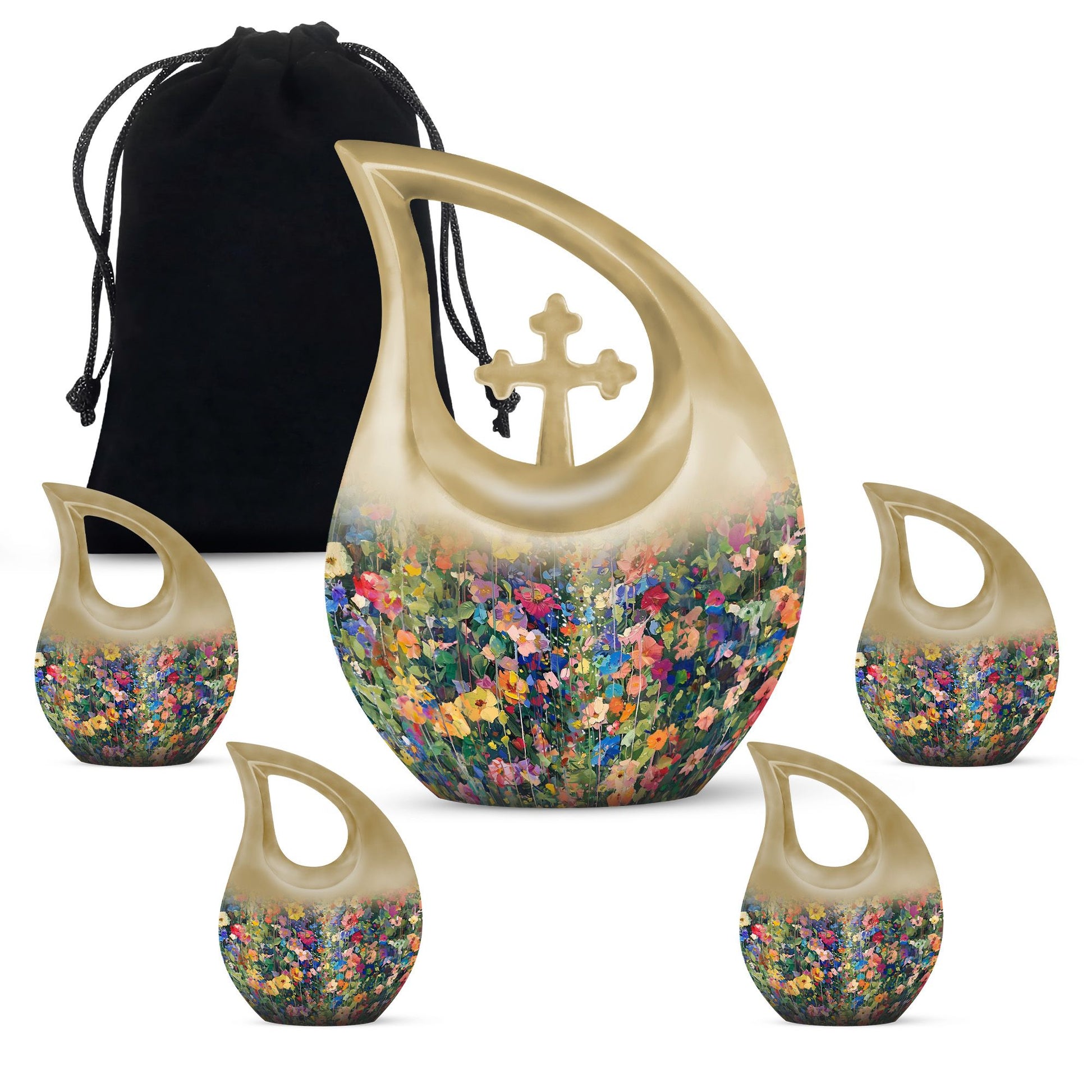Flowers Urns For Ashes - Mens Urns For Human Ashes