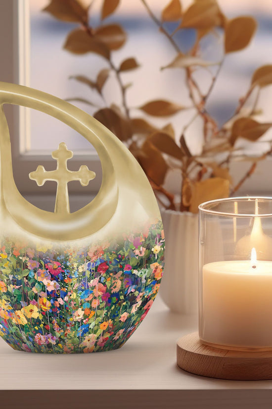 Flowers Urns For Ashes - Mens Urns For Human Ashes