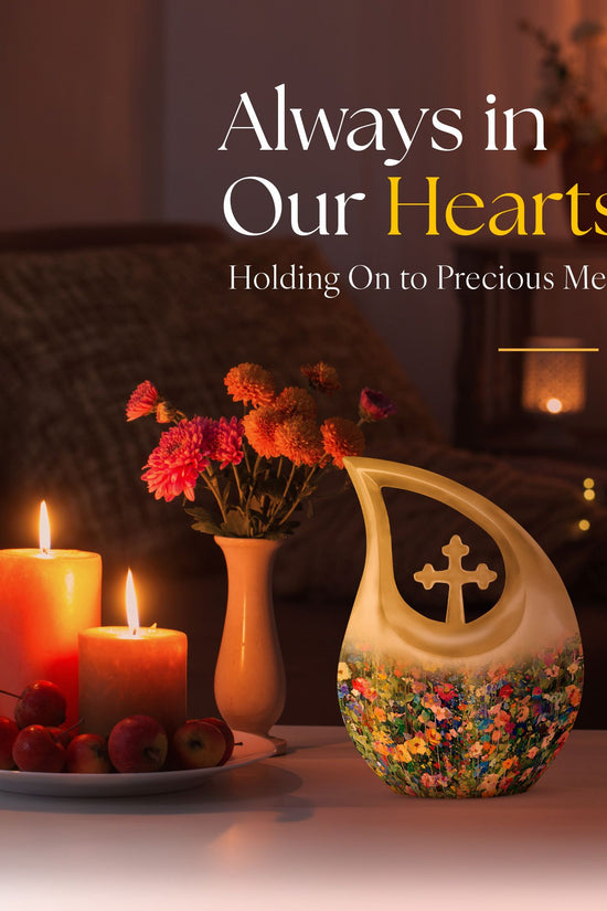 Flowers Urns For Ashes - Mens Urns For Human Ashes