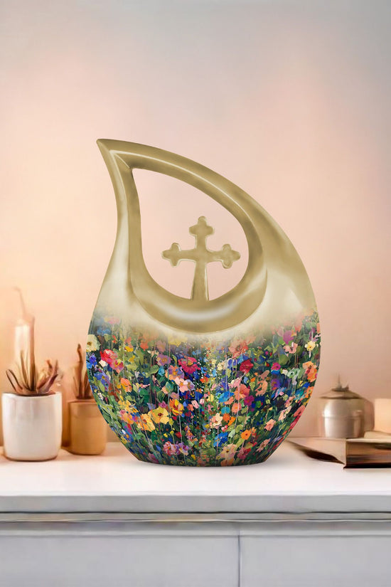 Flowers Urns For Ashes - Mens Urns For Human Ashes
