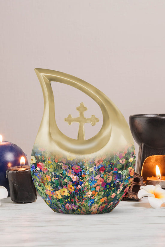 Flowers Urns For Ashes - Mens Urns For Human Ashes