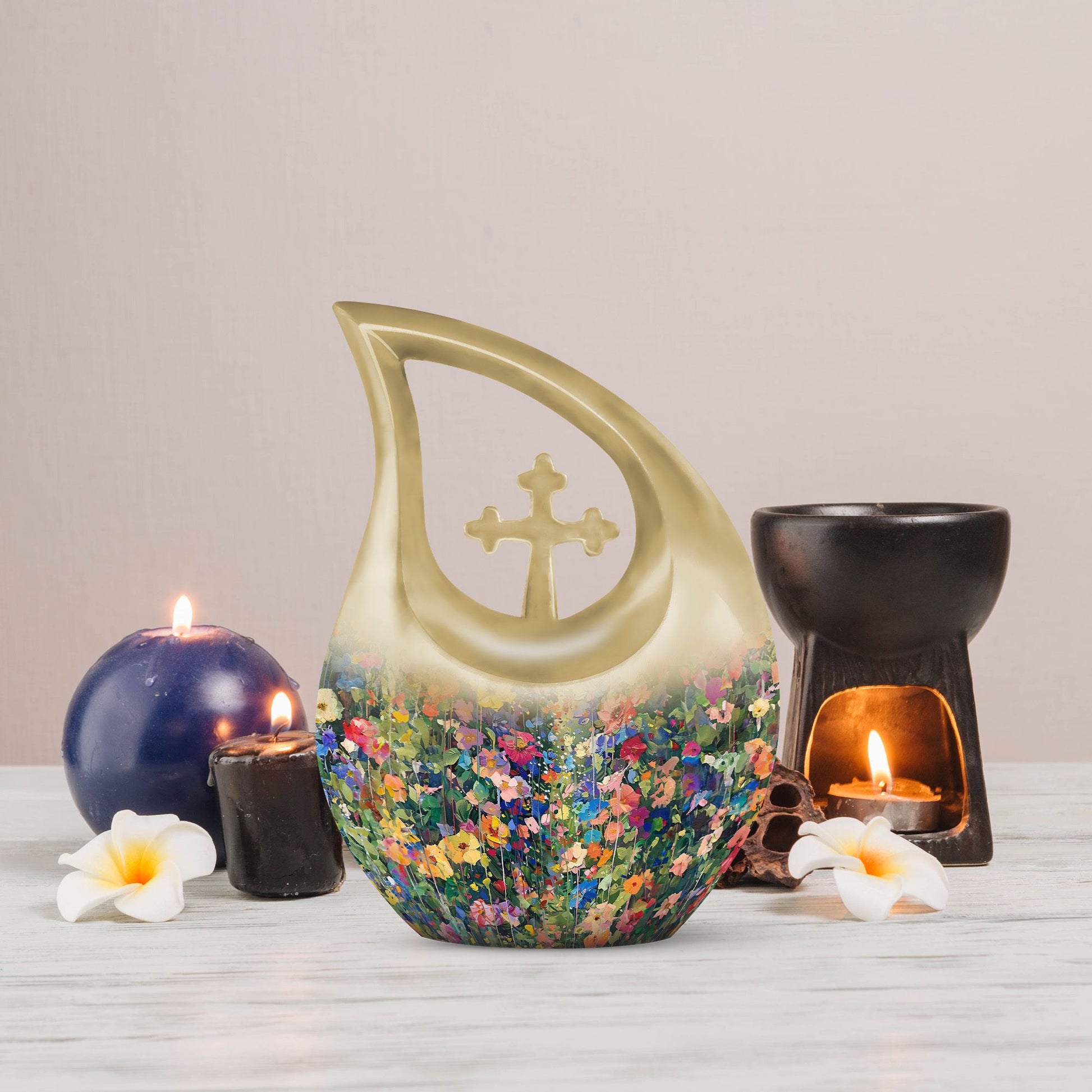 Flowers Urns For Ashes - Mens Urns For Human Ashes