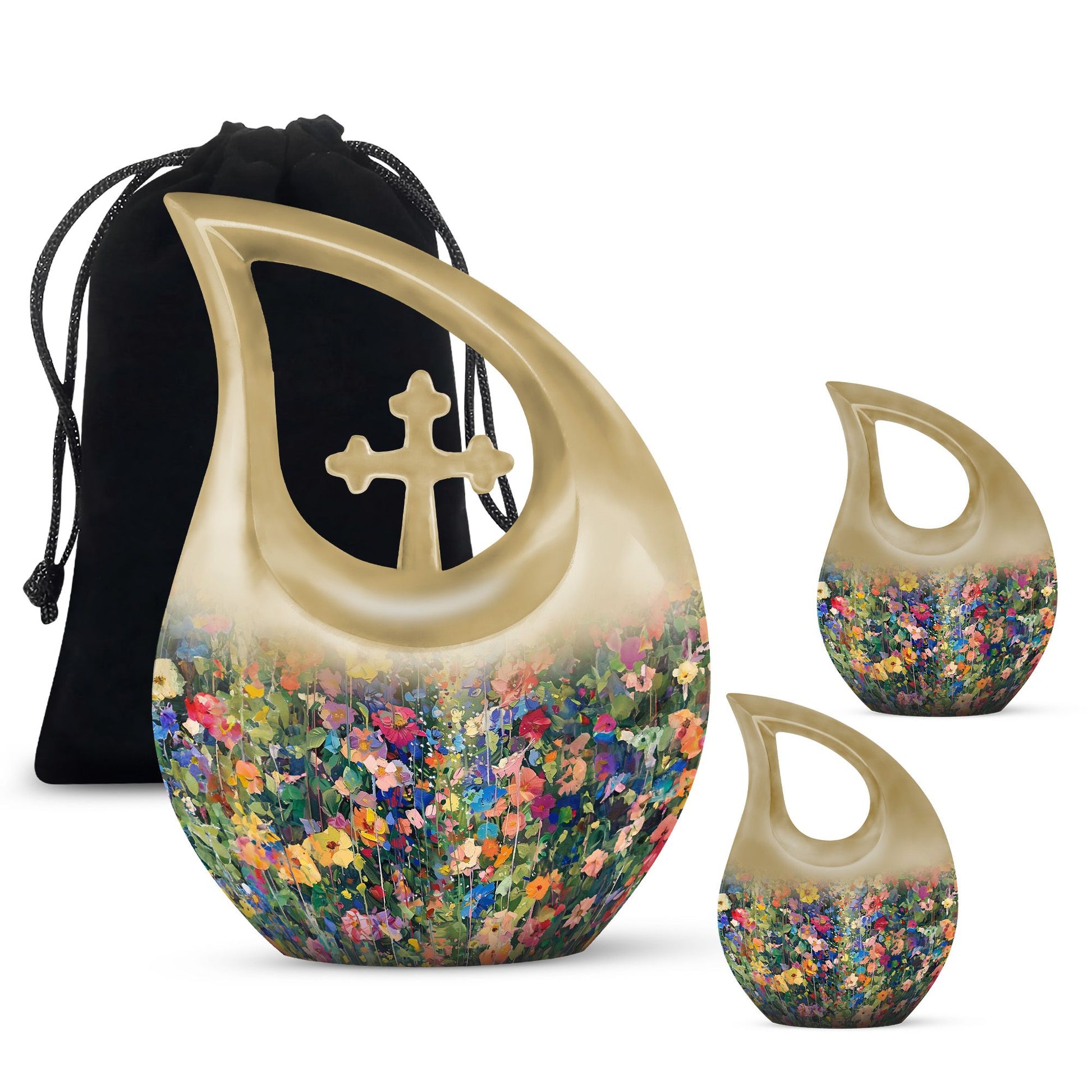 Flowers Urns For Ashes - Mens Urns For Human Ashes