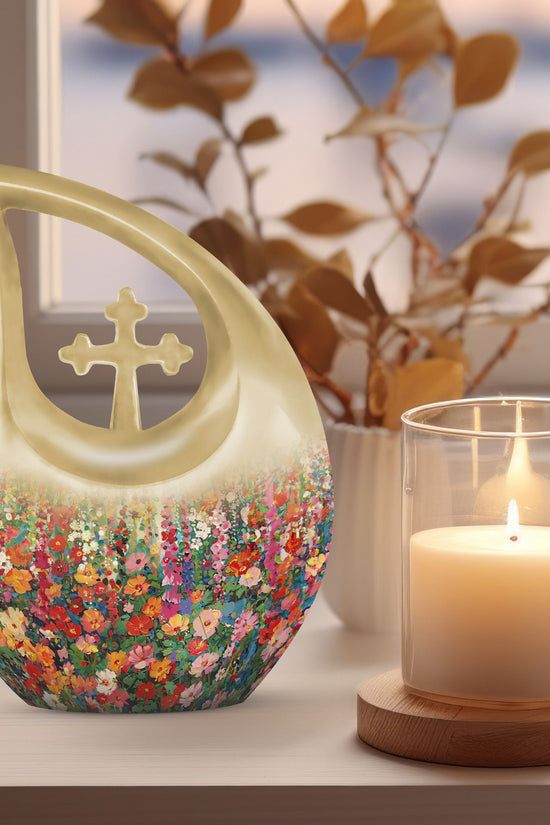 Flowers Urns For Ashes - Funeral Urns Men