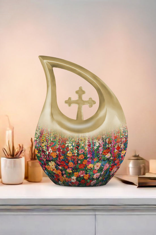 Flowers Urns For Ashes - Funeral Urns Men