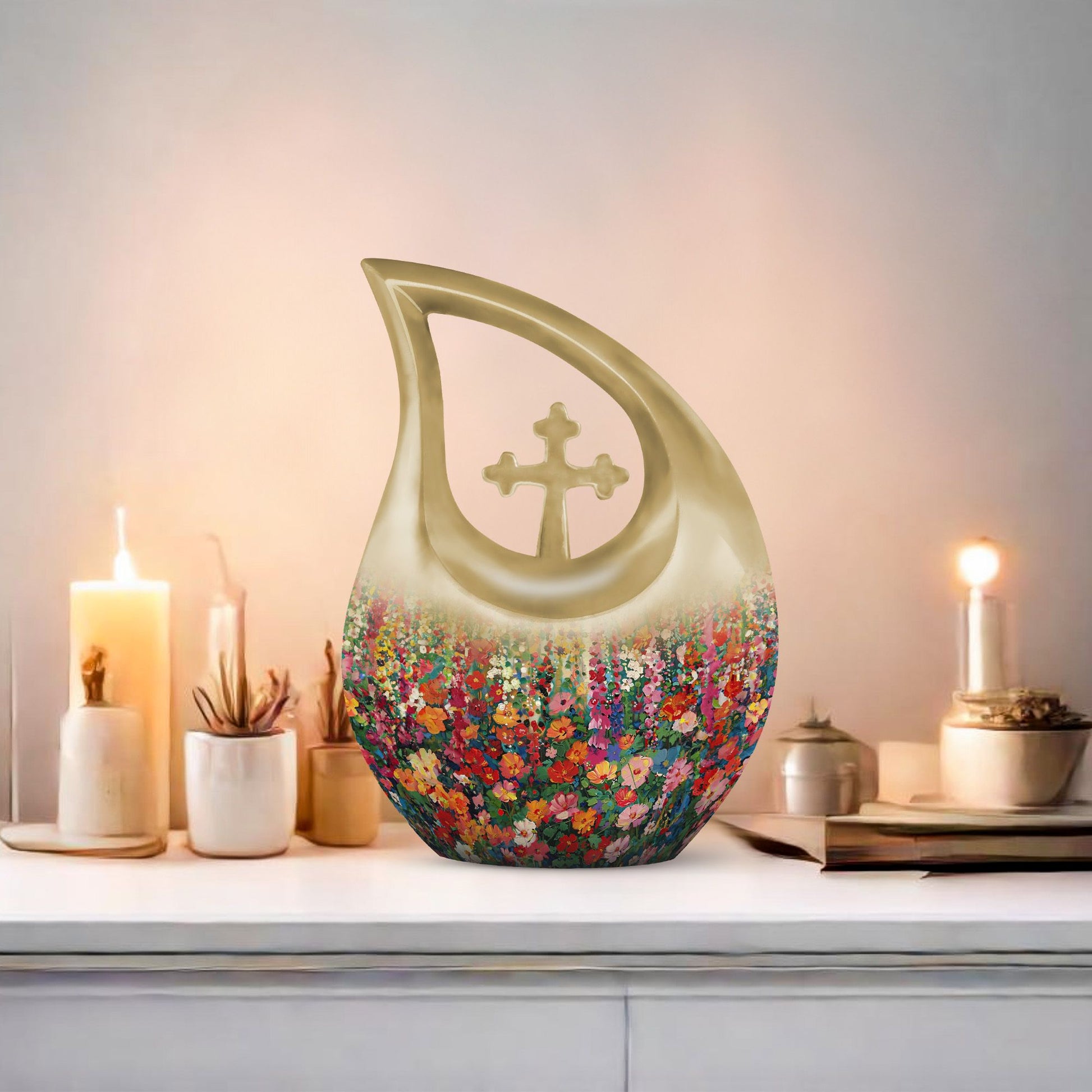 Flowers Urns For Ashes - Funeral Urns Men
