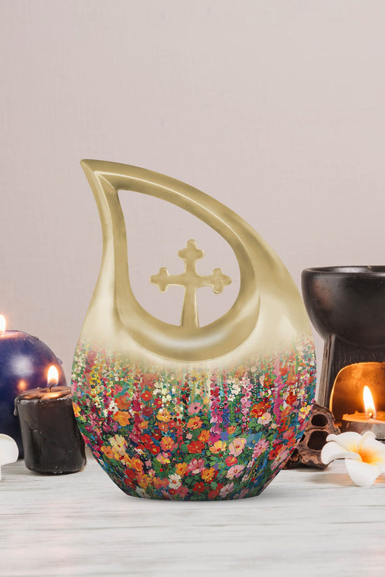 Flowers Urns For Ashes - Funeral Urns Men