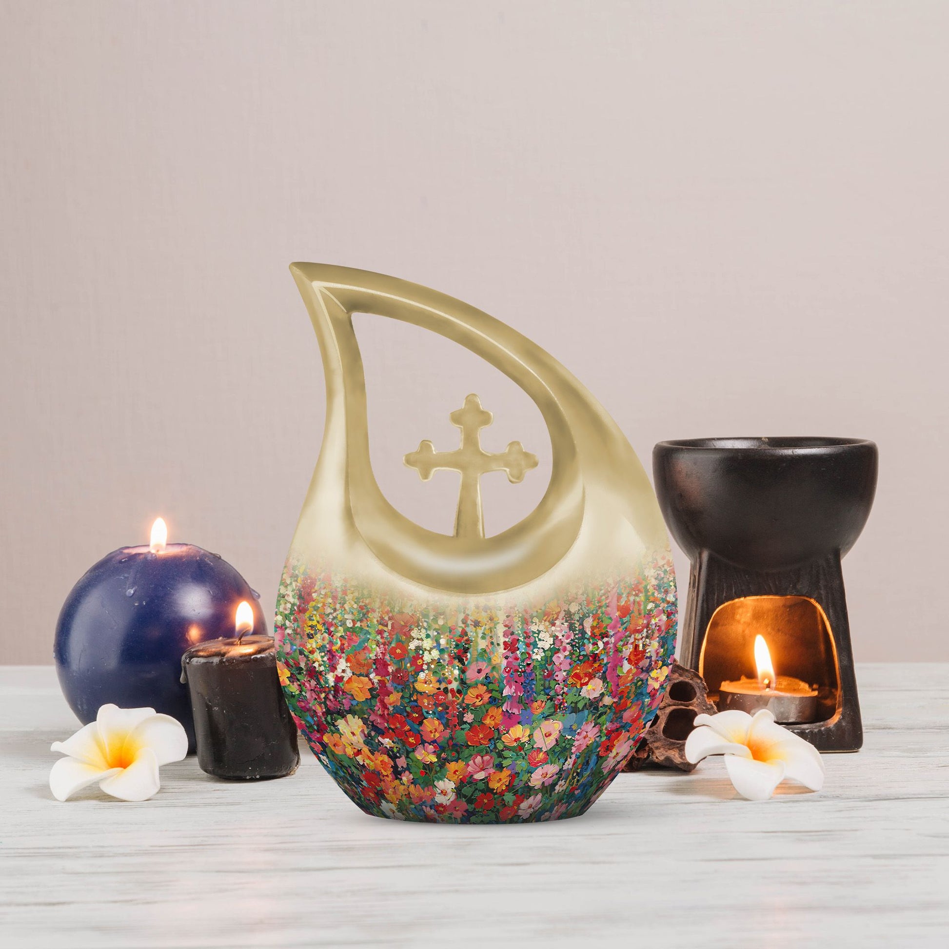 Flowers Urns For Ashes - Funeral Urns Men