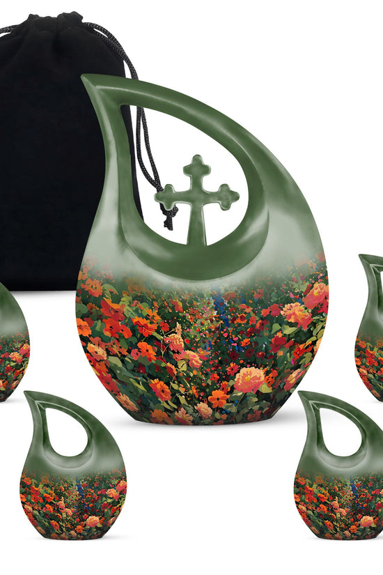 Flowers Urns For Ashes - Funeral Urns Women