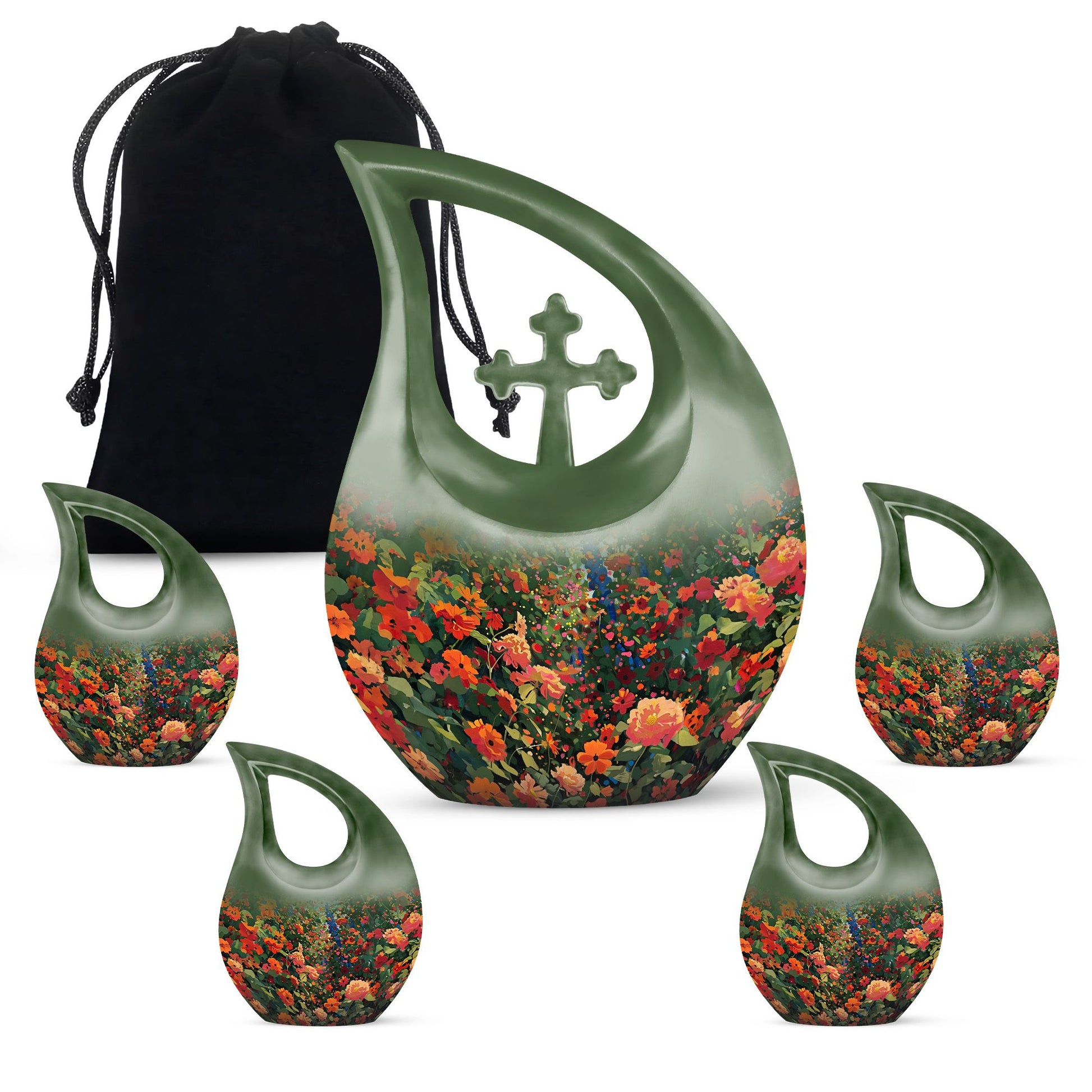 Flowers Urns For Ashes - Funeral Urns Women