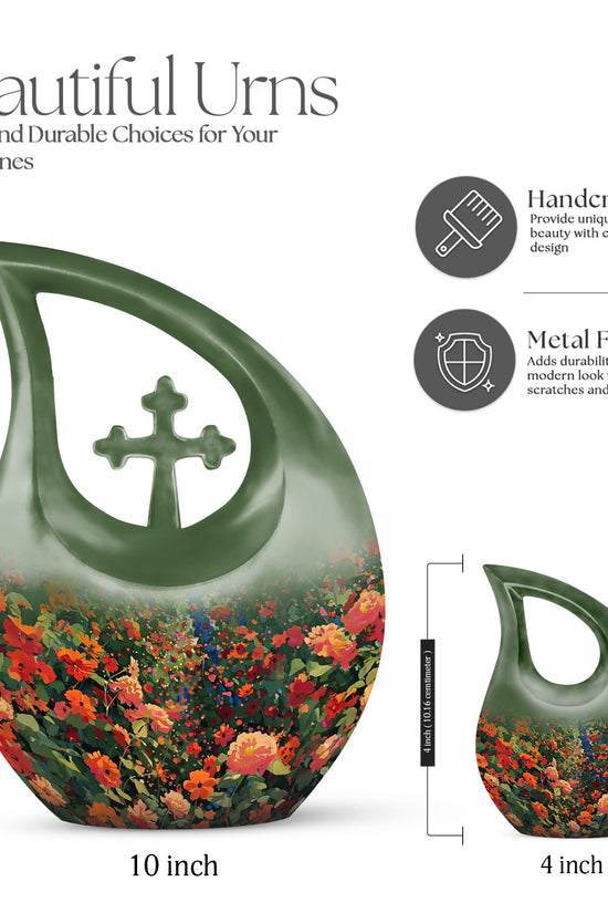 Flowers Urns For Ashes - Funeral Urns Women