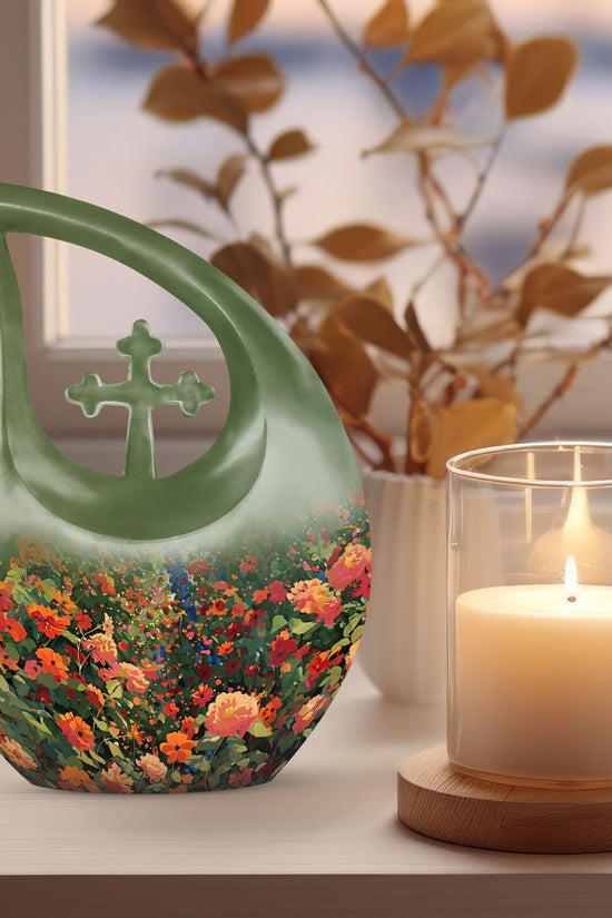 Flowers Urns For Ashes - Funeral Urns Women