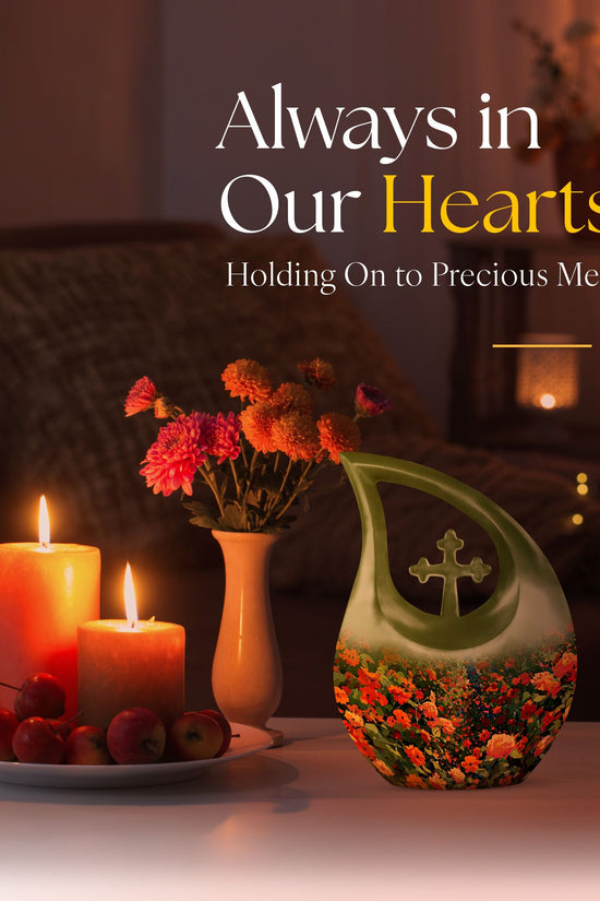 Flowers Urns For Ashes - Funeral Urns Women