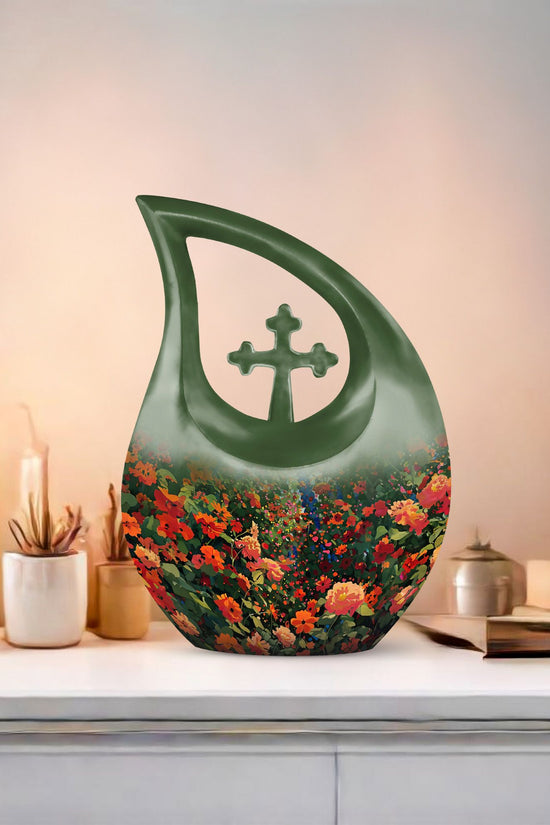 Flowers Urns For Ashes - Funeral Urns Women