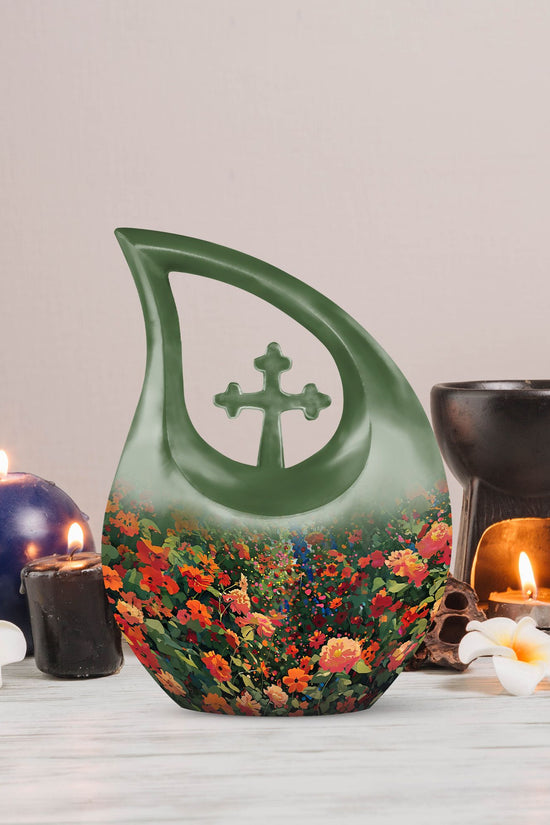 Flowers Urns For Ashes - Funeral Urns Women