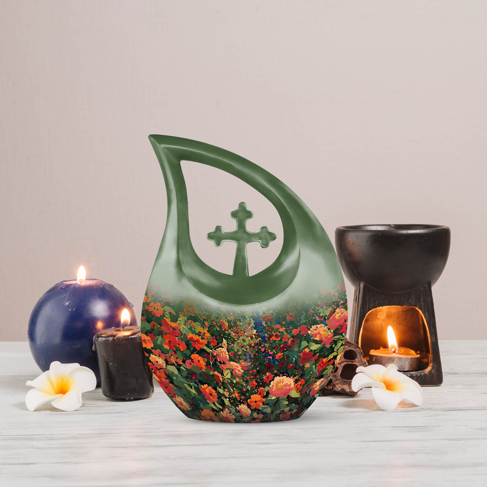 Flowers Urns For Ashes - Funeral Urns Women