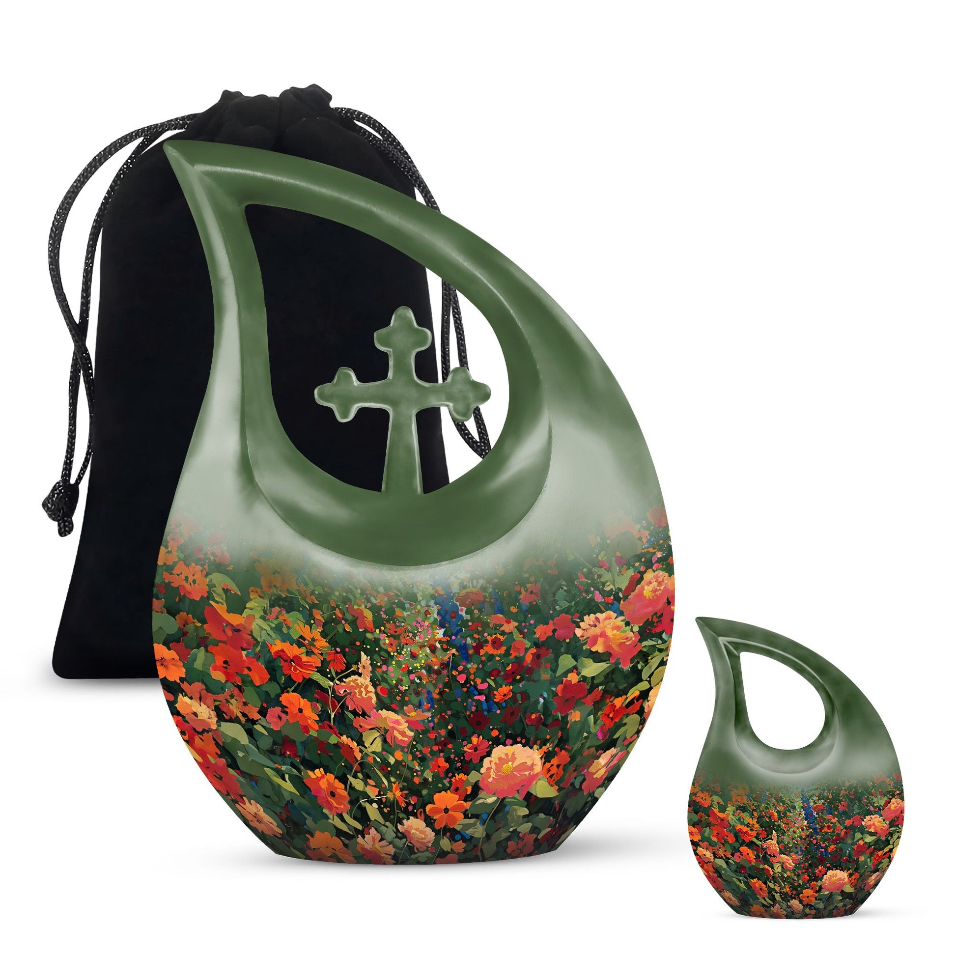 Flowers Urns For Ashes - Funeral Urns Women
