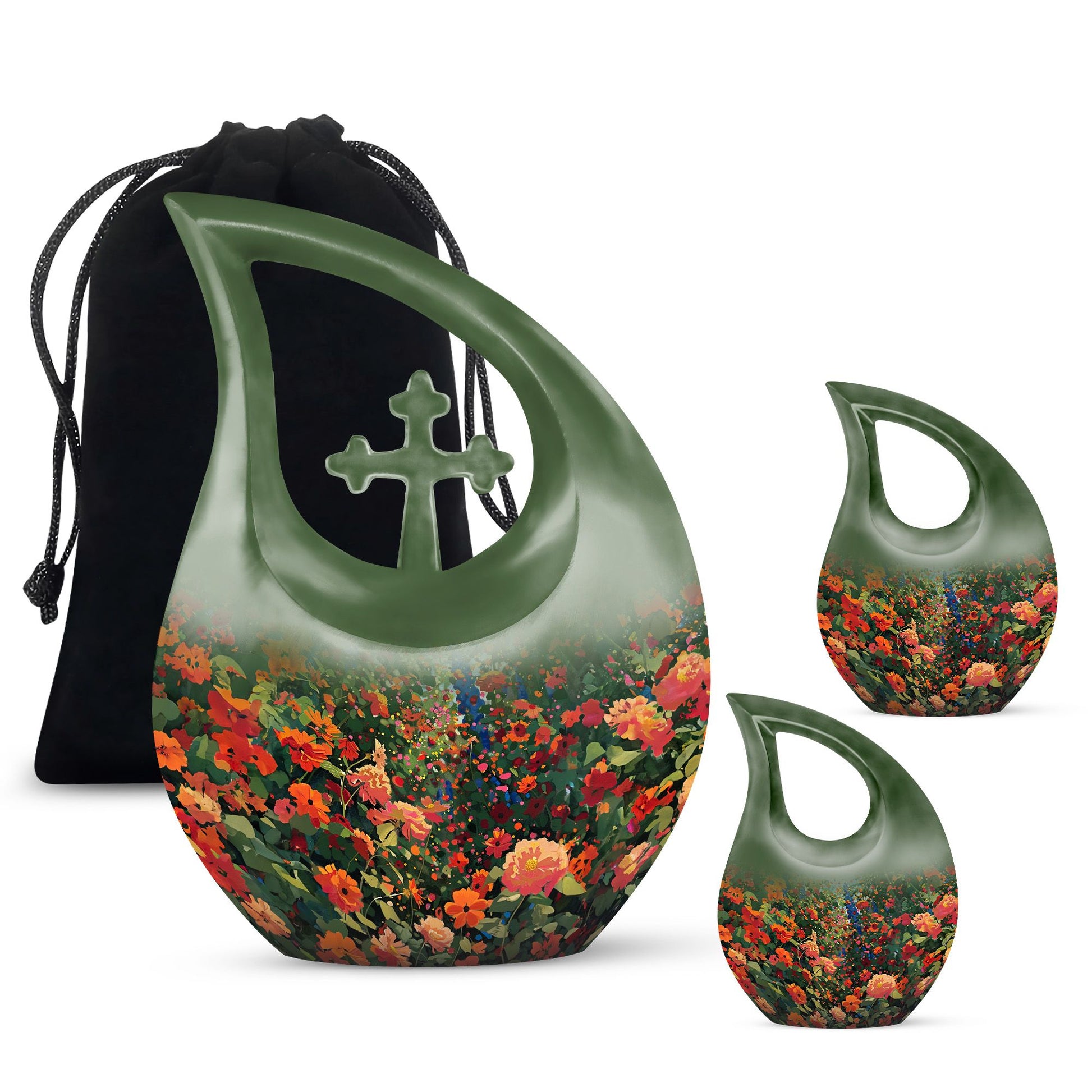 Flowers Urns For Ashes - Funeral Urns Women