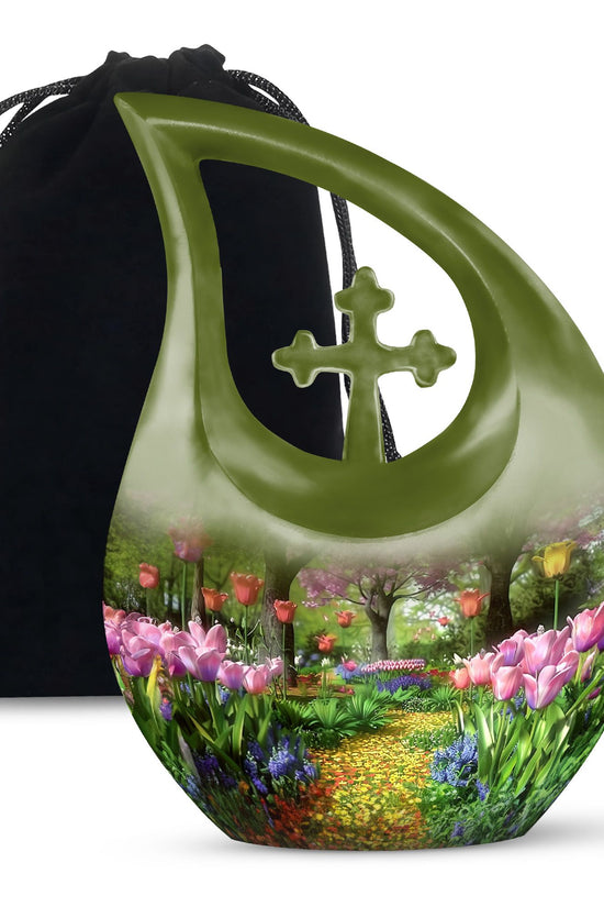 Flowers Urns For Ashes - Cremation Urn Women