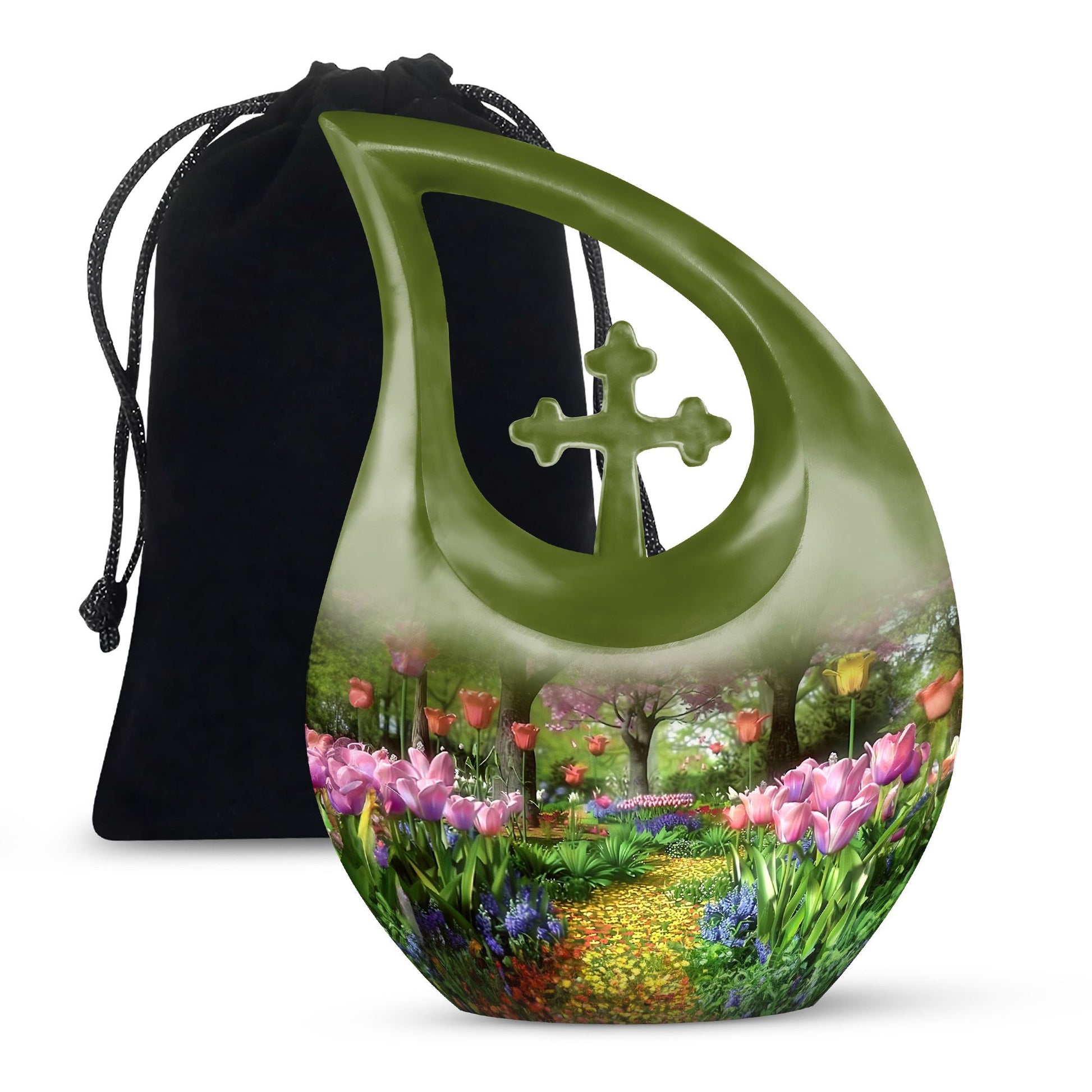 Flowers Urns For Ashes - Cremation Urn Women