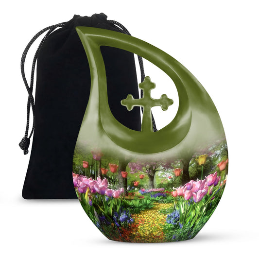 Flowers Urns For Ashes - Cremation Urn Women
