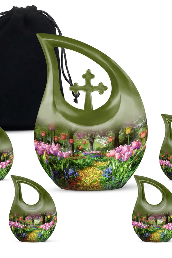 Flowers Urns For Ashes - Cremation Urn Women