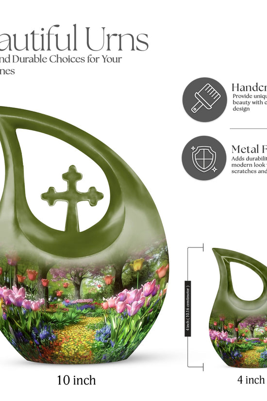 Flowers Urns For Ashes - Cremation Urn Women