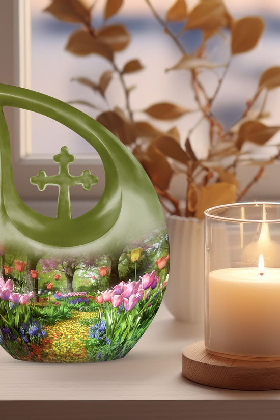 Flowers Urns For Ashes - Cremation Urn Women