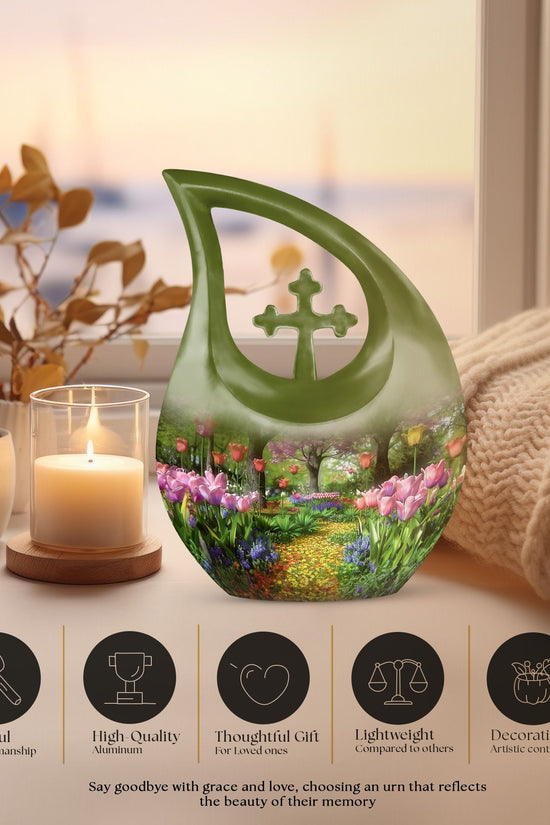 Flowers Urns For Ashes - Cremation Urn Women