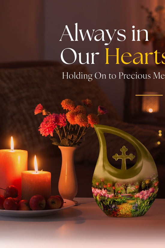 Flowers Urns For Ashes - Cremation Urn Women