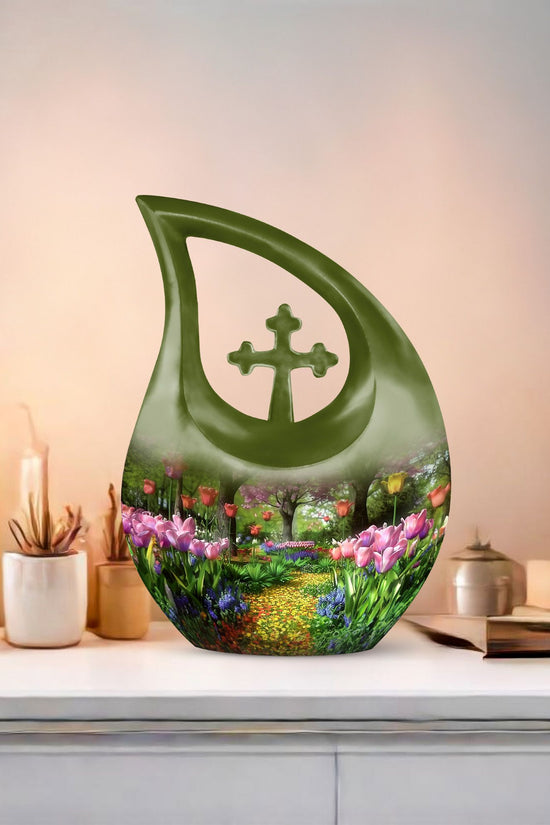 Flowers Urns For Ashes - Cremation Urn Women