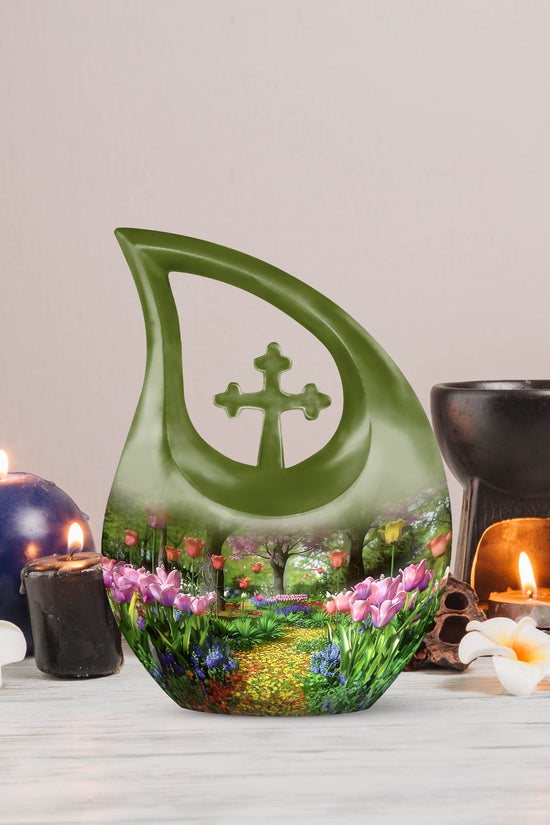 Flowers Urns For Ashes - Cremation Urn Women