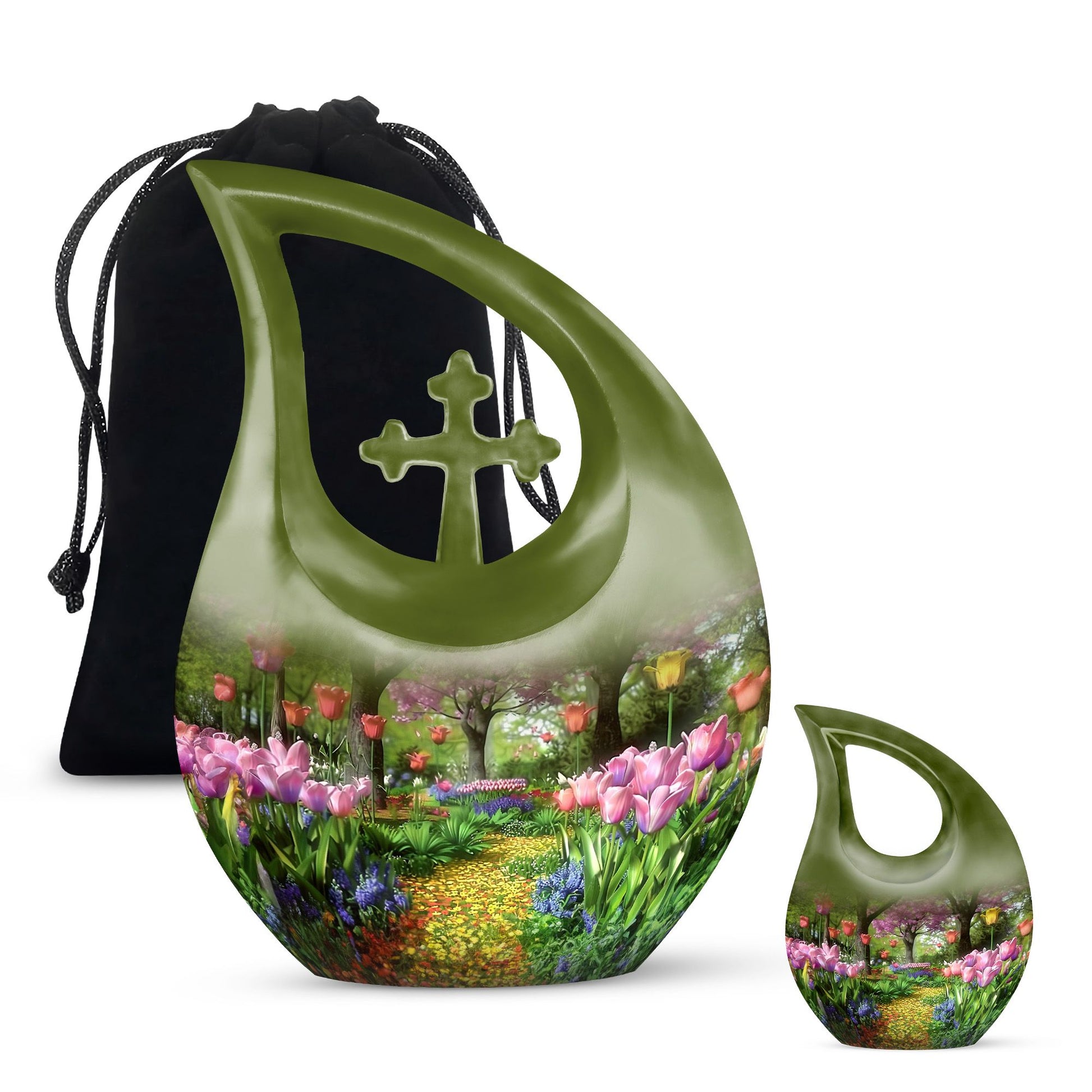 Flowers Urns For Ashes - Cremation Urn Women