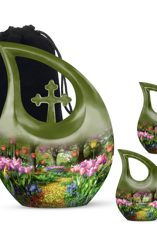 Flowers Urns For Ashes - Cremation Urn Women