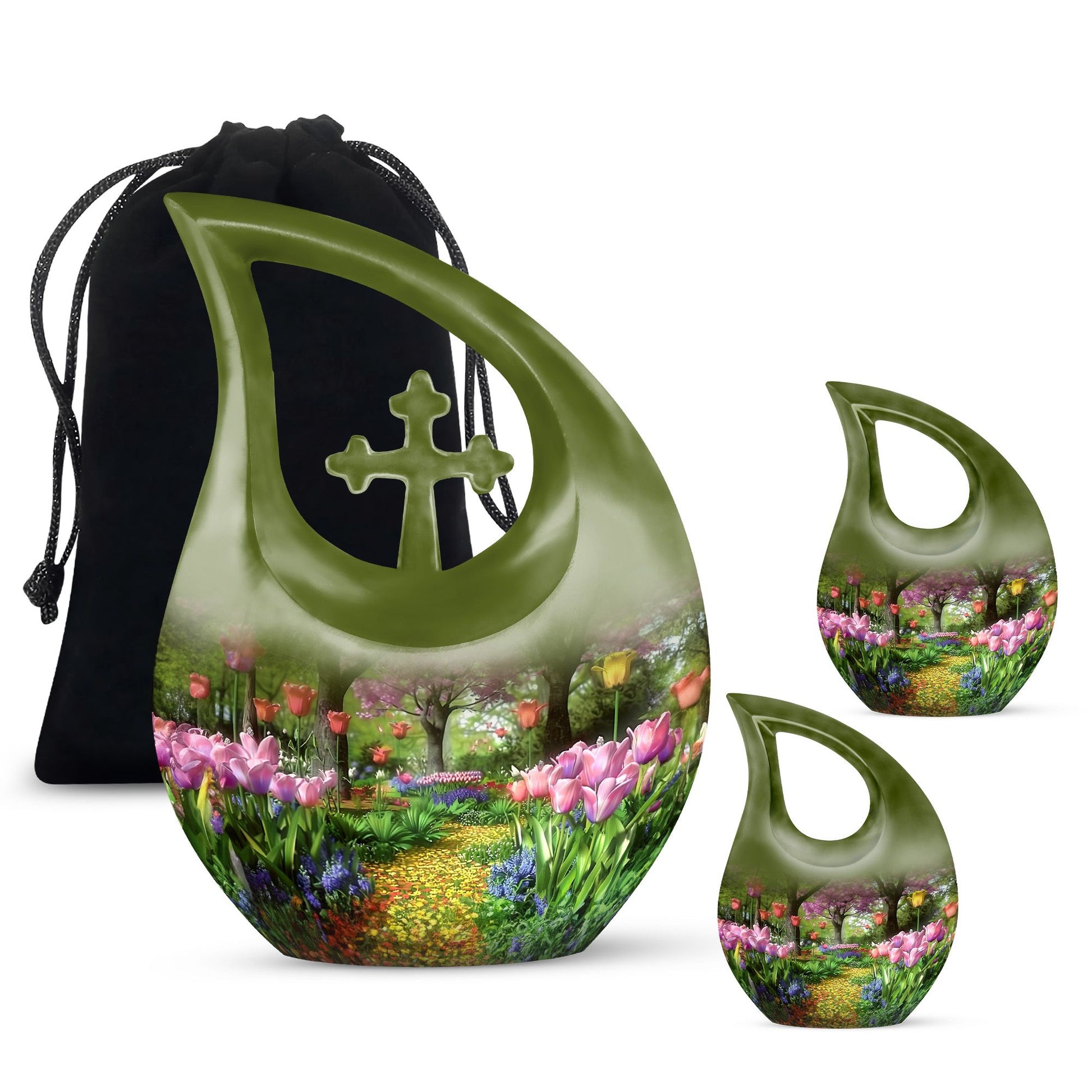 Flowers Urns For Ashes - Cremation Urn Women