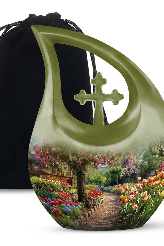Flowers Urns For Ashes - Cremation Urn Men