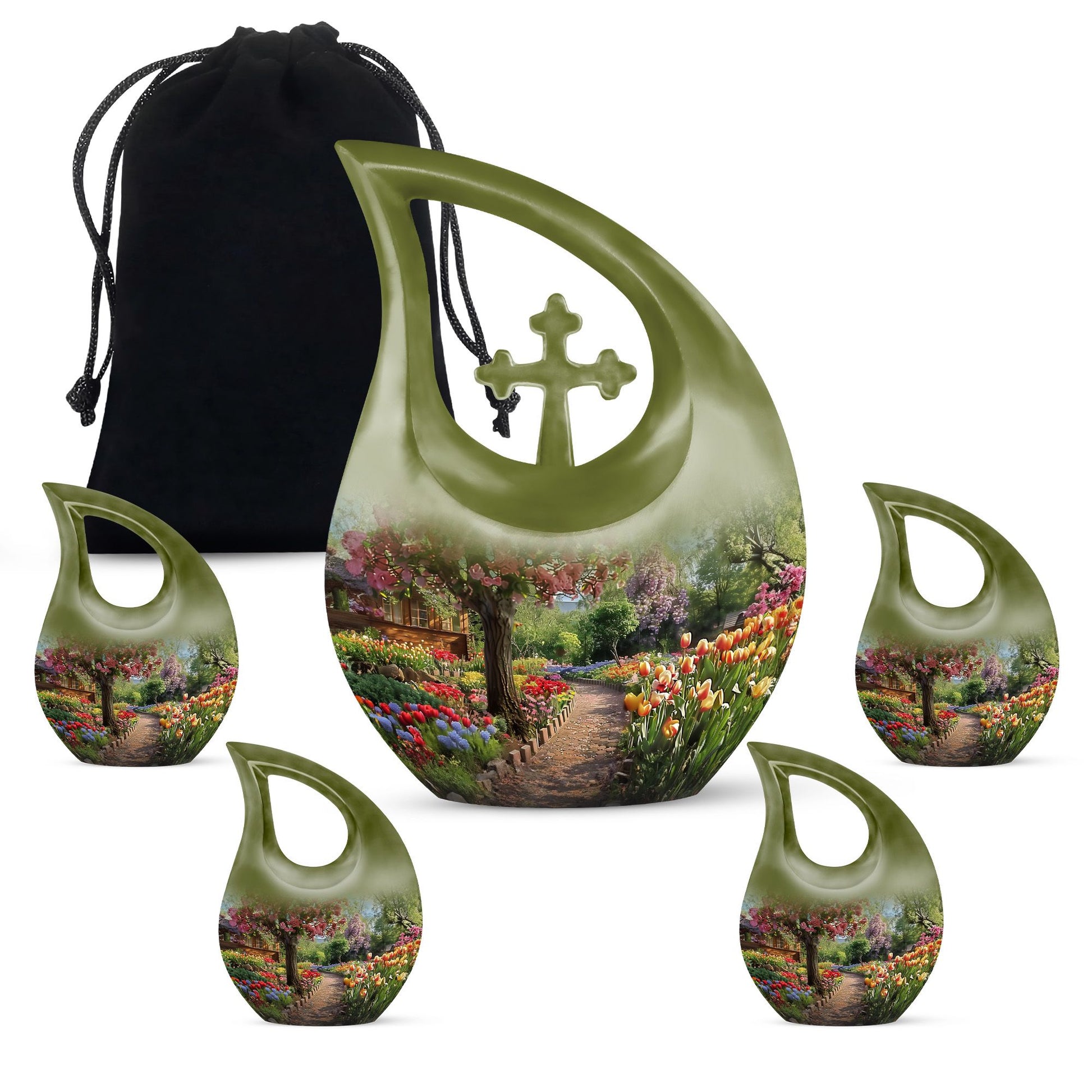 Flowers Urns For Ashes - Cremation Urn Men